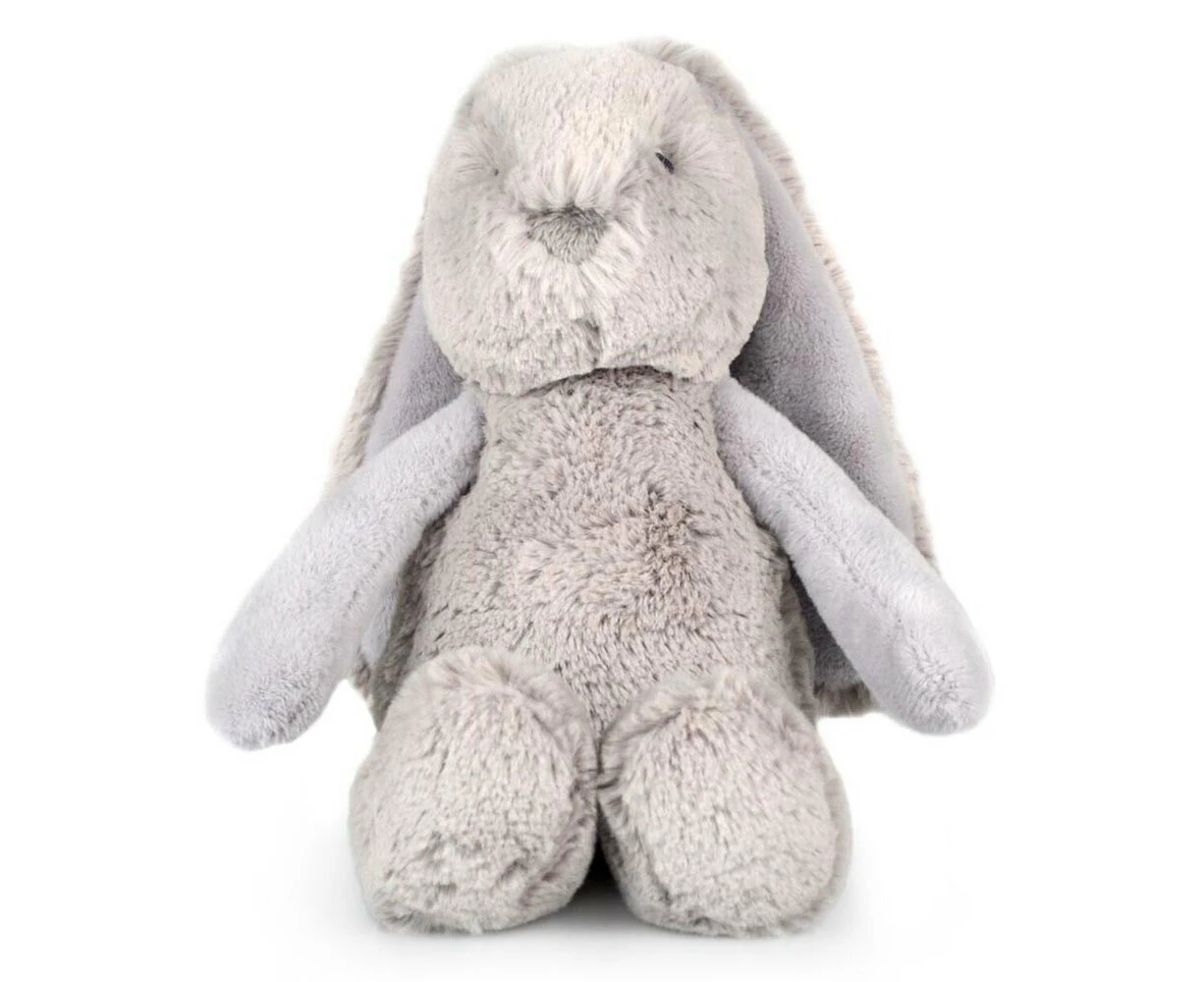 Korimco 28cm Frankie Bunny Plush Soft Animal Stuffed Toy Kids/Children 3y+ Grey