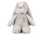 Korimco 28cm Frankie Bunny Plush Soft Animal Stuffed Toy Kids/Children 3y+ Grey