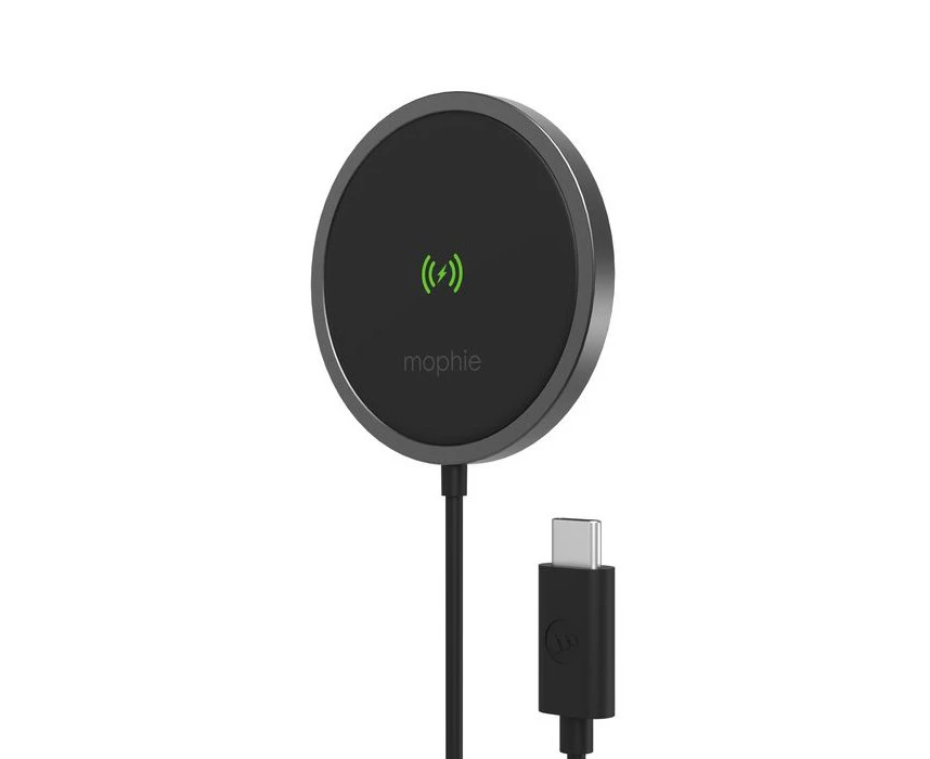 Mophie Snap+ 15W Fast Universal Wireless Charging MagSafe Car Phone Charger BLK