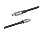 Mophie USB-C to Lightning MFI-Certified Charging Cable 1.8m for iPhone Apple BLK