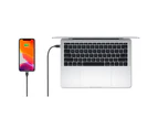 Mophie USB-C to Lightning MFI-Certified Charging Cable 1m for iPhone Apple BLK