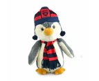 AFL Penguin Melbourne  Kids/Children 27cm Footy Team Soft Penguin Toy 3y+
