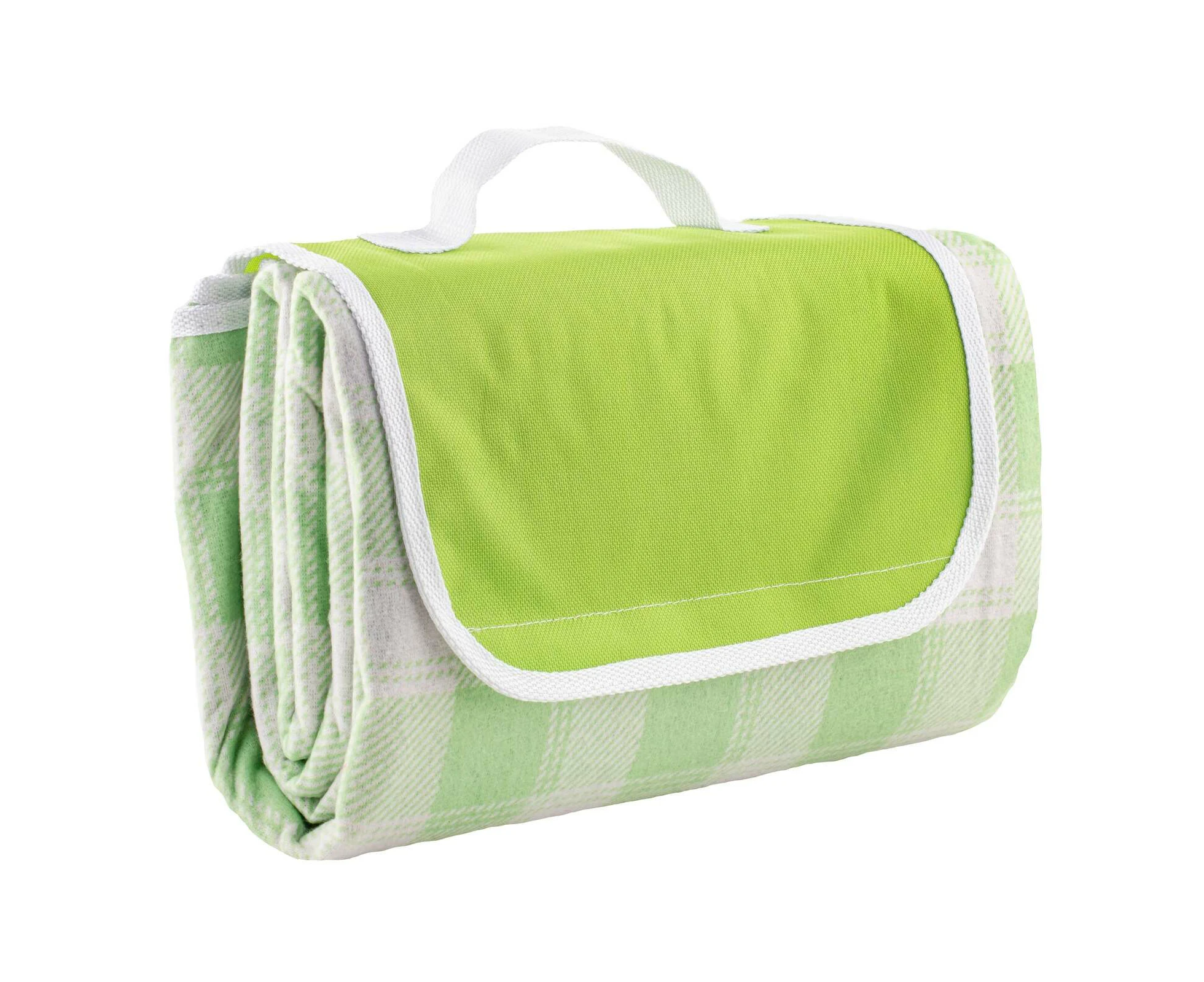 Delilah Gingham 150cm Foldable Picnic Blanket Outdoor Mat w/ Carry Handle Sage