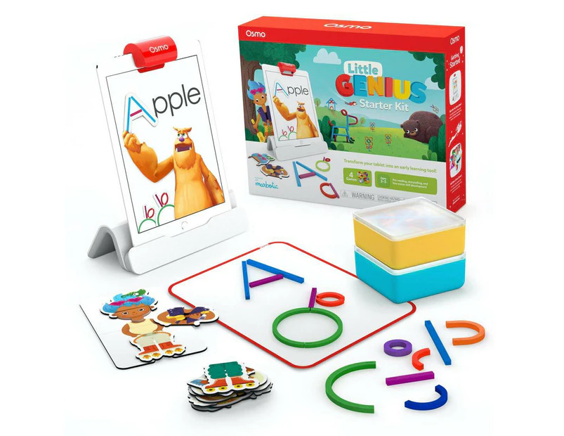 Osmo Little Genius Starter Kit 4 Games/Educational for Apple iPad Kids/Children