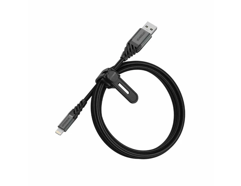 OtterBox Lightning MFI-Certified to USB-A 1M Charging Cable For Apple iPhone BLK