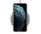 Moshi Otto Q 15W Mobile Phone/Air Pods Qi Fast Wireless Charging USB-C Pad Grey