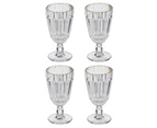4PK Amara 250ml Wine Glass Drinking Water/Juice Stemware Cup Glassware Set Clear