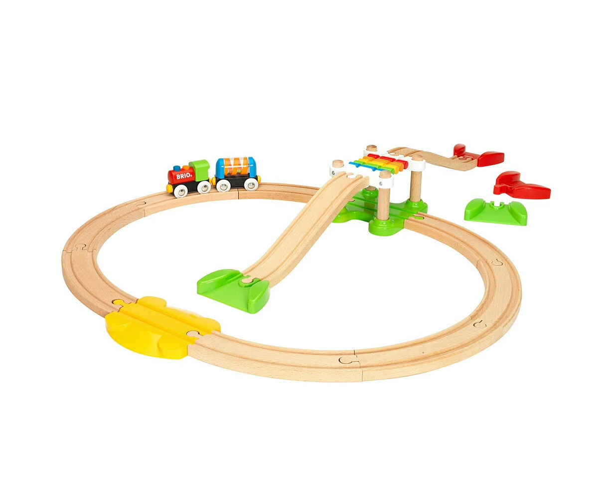 18pc Brio My First Train Railway Beginner Pack Kids/Toddler Educational Toy 18m+