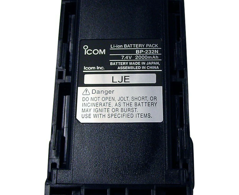 1pc Icom 7.4V 2300MAH LI-ION Spare BP-232H Battery Pack for IC41S