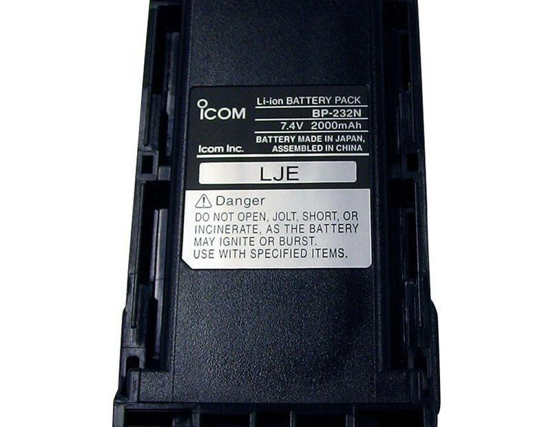 1pc Icom 7.4V 2300MAH LI-ION Spare BP-232H Battery Pack for IC41S