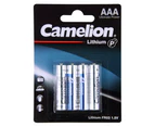 4pc Camelion Lithium AAA FR03 1.5V 1100mAh Battery Long Lasting Camera Batteries