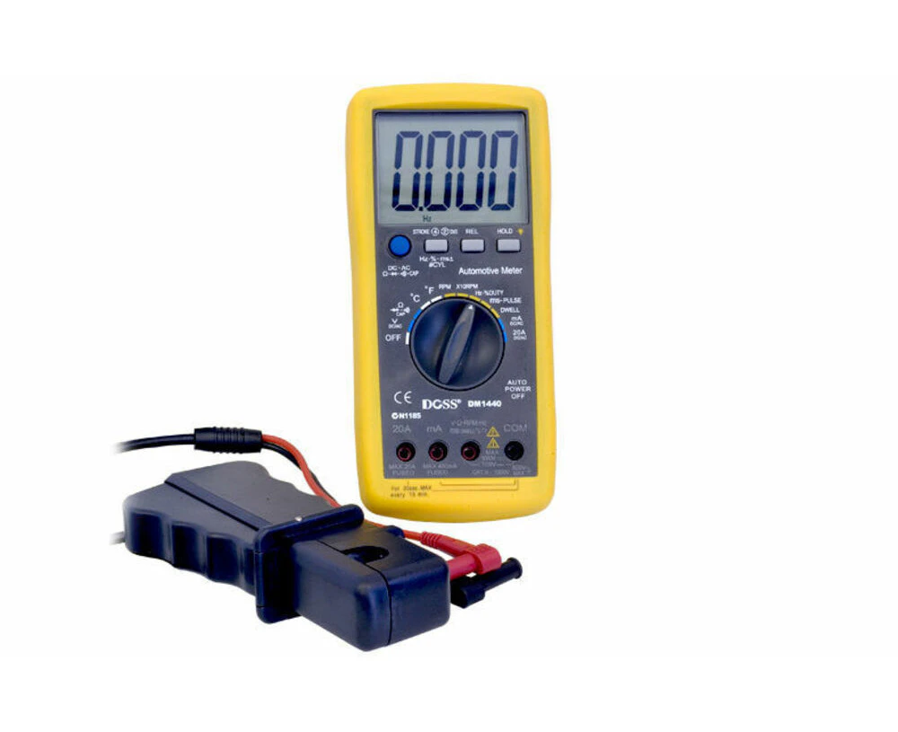 Doss DM1440 Digital Automative Engine Analyzer Multimeter - LCD Display