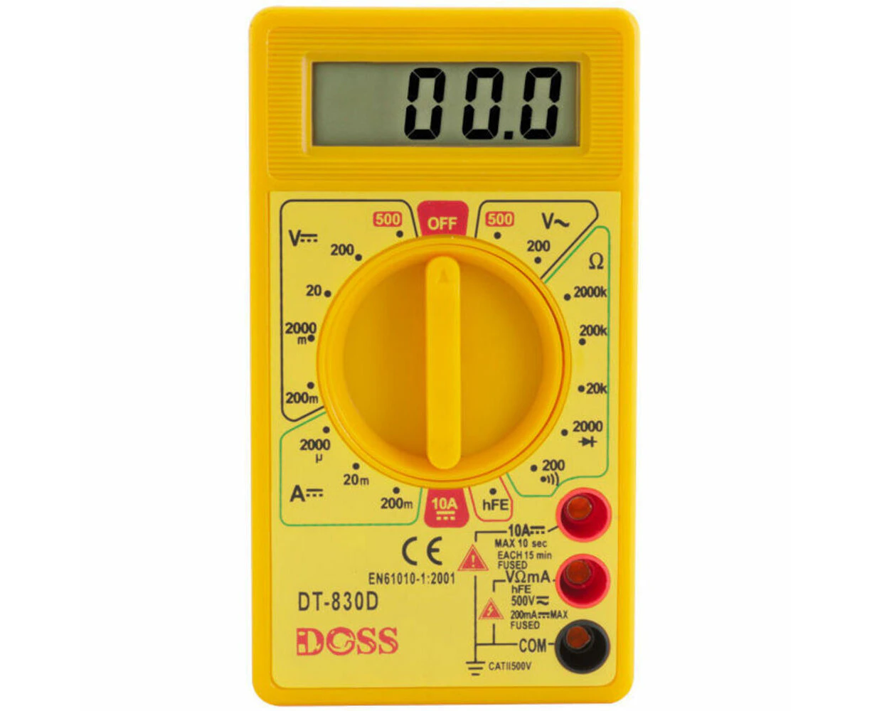 LCD Digital Multimeter Power Tester Multi Electricity/Current Meter Volt Amp Ohm