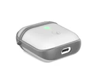 Bon.Elk Edge Case for Apple AirPods Wireless Charge/LED/Drop Proof Cover Grey