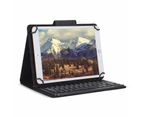 Bonelk Universal Keyboard Folio Case Magnetic Clasp Cover for 9"-11" Tablets BK