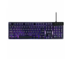 Bonelk K-308 Full Size Anti-Ghosting Gaming LED Backlit Wired USB Keyboard Black