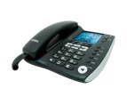 Uniden Corded Phone Wall/Desk Mountable Telephone w/ LCD Display/Caller ID Black
