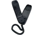 Uniden Slimline Corded Phone Handset Wall/Desk Mountable w/ Hi-Lo Ringer Black