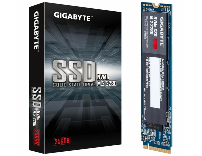 Gigabyte M.2 PCIe NVMe SSD 256GB V2 Solid State Drive For Computer CPU Desktop