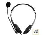 Sansai Stereo Headset/Headphones w/ Microphone for Computer PC Skype/Gaming