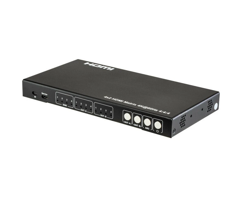 Pro2 4K-1080p Downscale ARC SPDIF/Audio Extraction 4X2 HDMI 18G Matrix Switcher