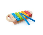 Hape 26cm Rainbow Xylophone Kids/Percussion Musical Instrument Wooden Toy 12m+