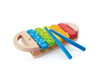 Hape 26cm Rainbow Xylophone Kids/Percussion Musical Instrument Wooden Toy 12m+