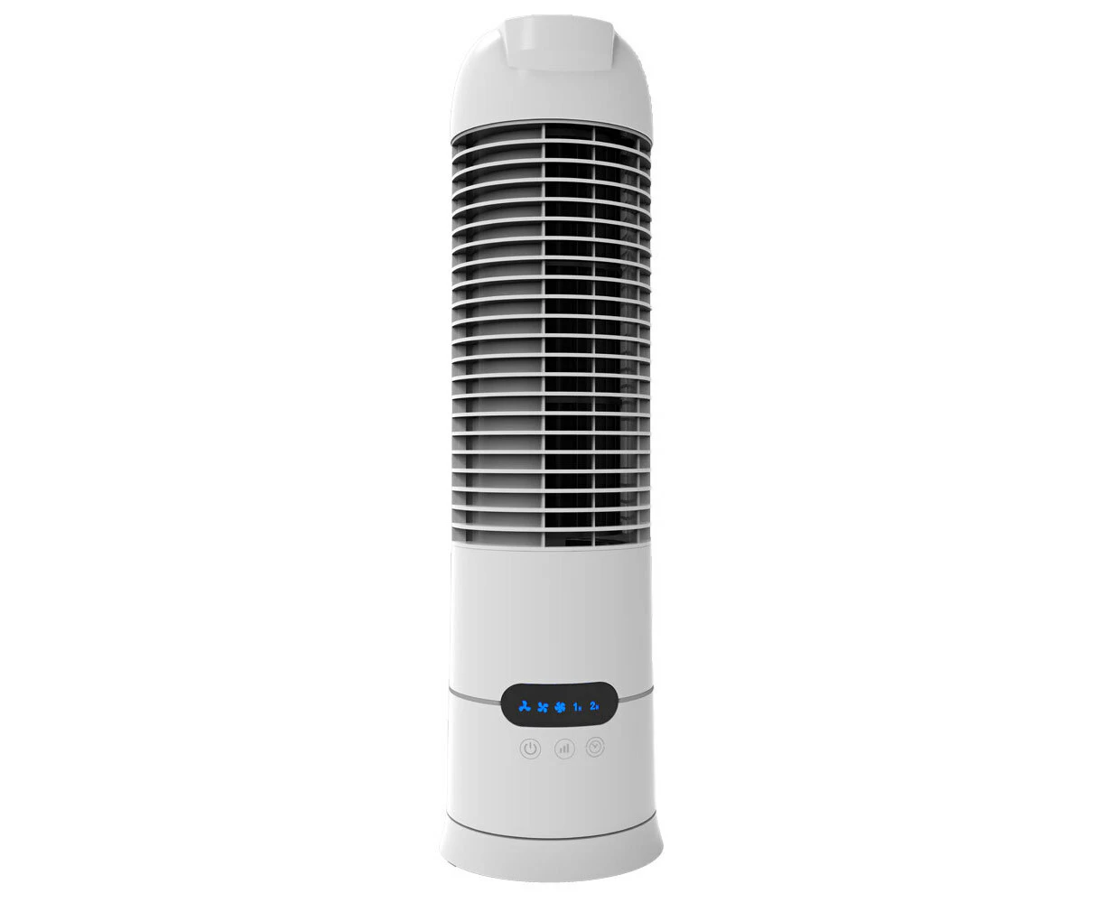 Heller 40cm Jet Engine Mini Tower/Floor Oscillating Fan Air Cooling w/ Timer