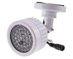 IR17 IP65 25m IR Illuminator w/ 48 LED Light for IR CCTV Security Camera White