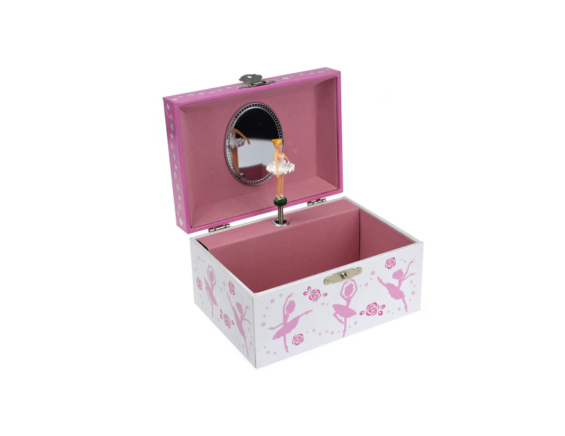 Kaper Kidz Kids Ulyana Ballerina Keepsake Musical Jewellery Storage Box 15cm 3y+