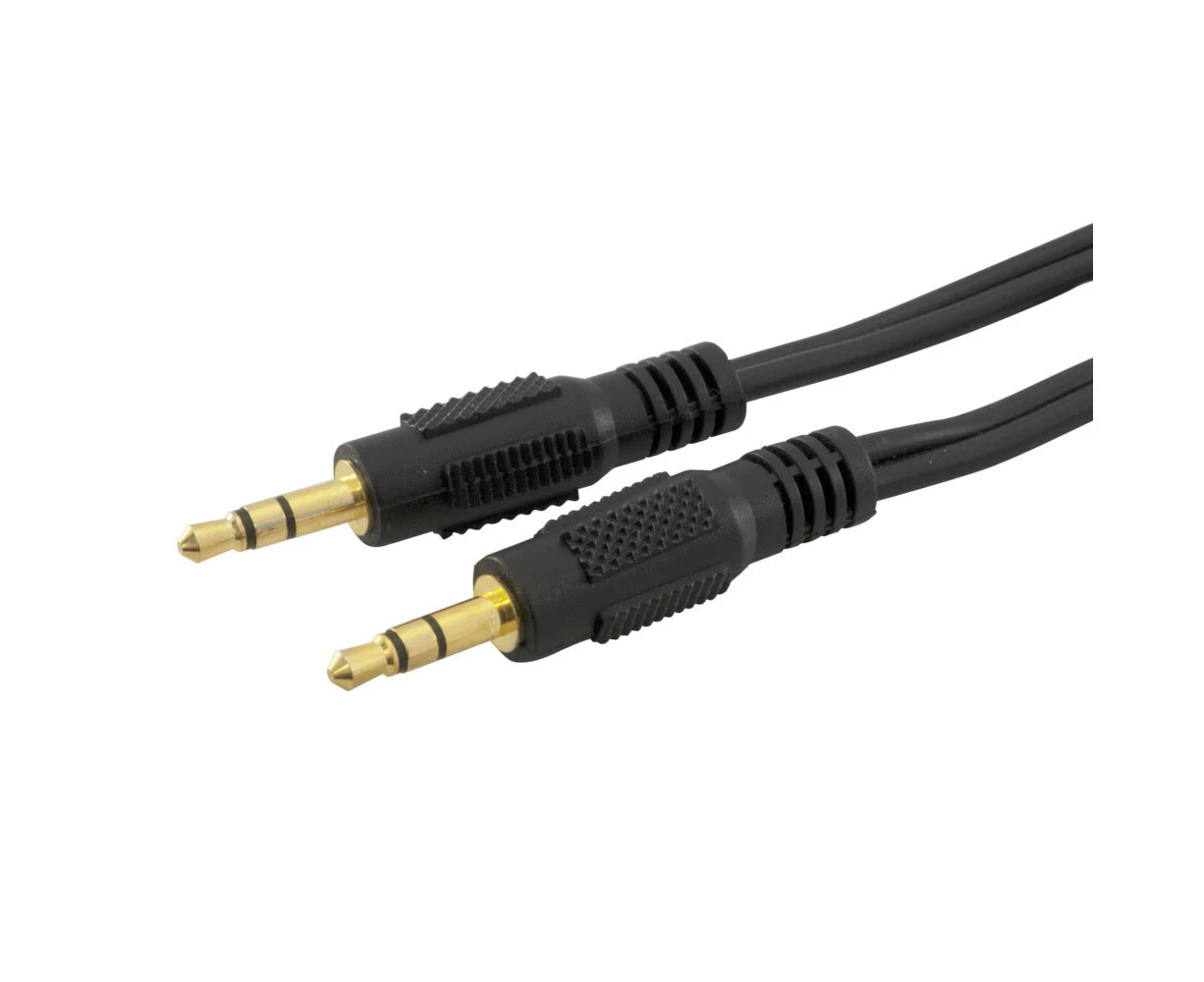 PRO.2 20m Stereo Audio AUX Extension Cable/Lead 3.5mm M to Male Plug/Auxiliary