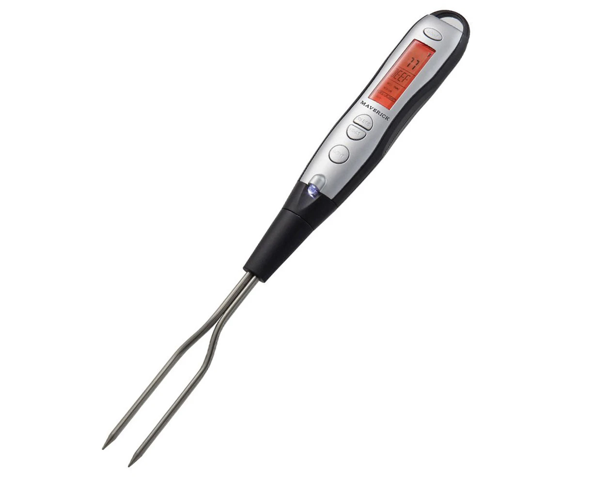 Maverick BBQ Meat Fork Stainless Steel Digital Temperature Thermometer 38cm