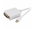 Pro2 2M Mini Display Port DP Male to DVI Male Adapter Cable Cord for Mac/Monitor