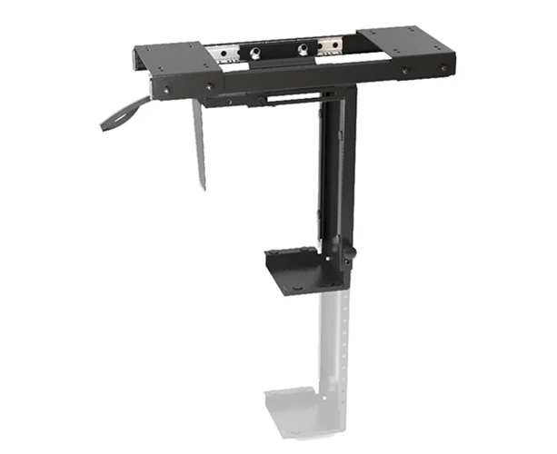 Brateck Adjustable Under-Desk Atx Case Mount w/Sliding Track Computer/Tower