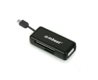 Micro USB Card Reader and Hub for Android Smartphones/Tablet Samsung/Sony/HTC