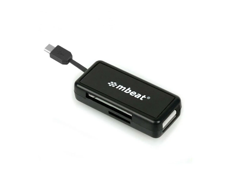 Micro USB Card Reader and Hub for Android Smartphones/Tablet Samsung/Sony/HTC