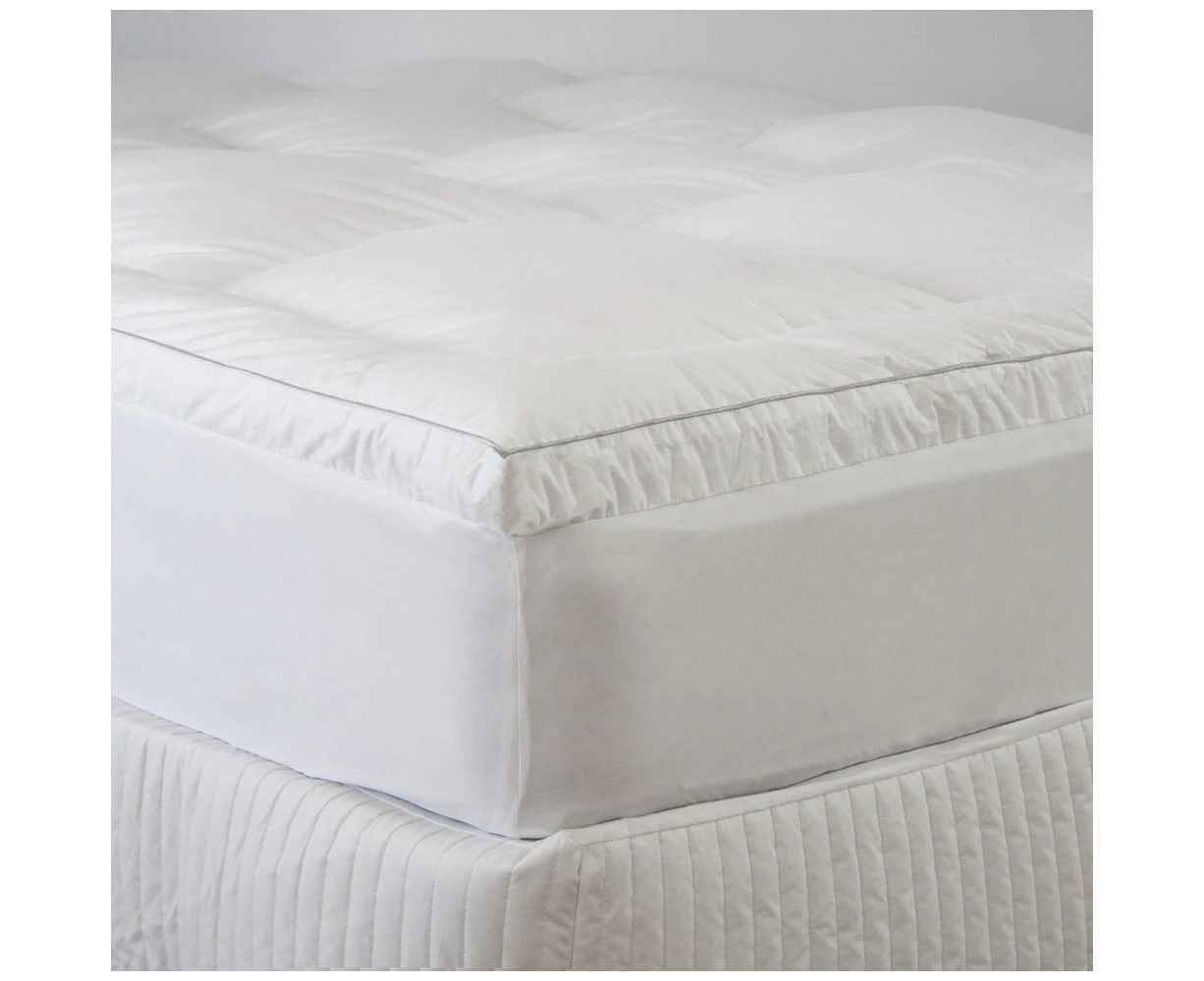 Ardor 2800GSM Standard Queen Bed Microfibre Mattress Topper Home Bedding White