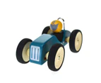Kaper Kidz Retro Racing Car Green Children's/Kids Pretend Play Toy Large 12m+