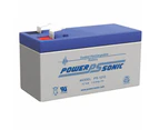 Power Sonic PS1212 12V 1.4Amp SLA Rechargeable Battery F1 Terminal Sealed Lead A