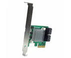 Star Tech 4 Port PCI Express 2.0 Internal SATA III 6Gbps PC RAID Controller Card