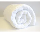 Ardor Microfibre 300GSM Single Bed Quilt Cover Roll Packed Home Bedding White
