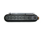 Richter Portable DAB+ Digital FM Radio LCD Display w/Bluetooth Black Music/Audio