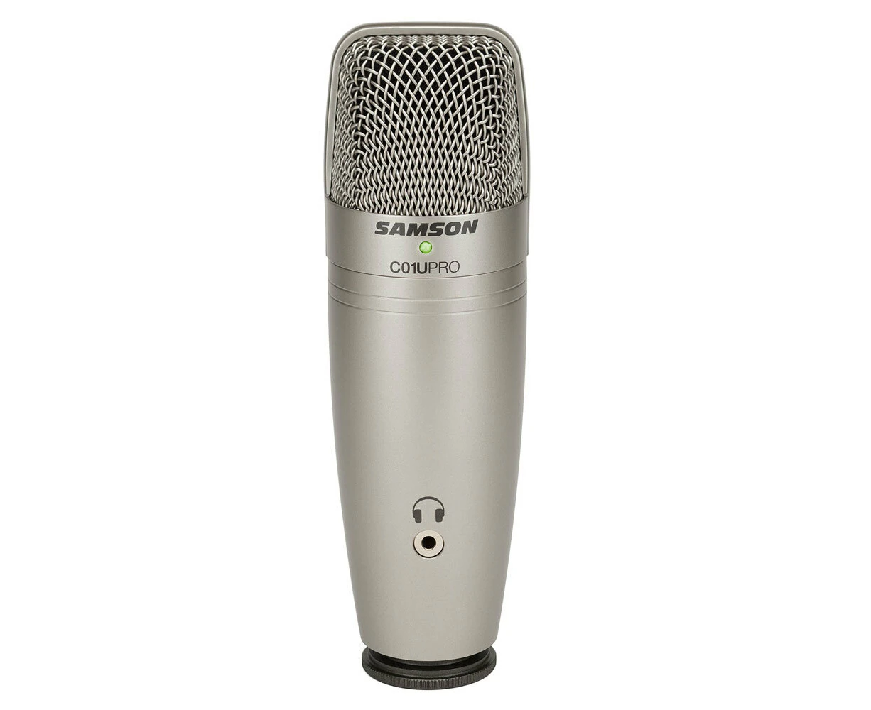 Samson USB Studio C01U Podcast Recording Microphone Professional Mic w/Stand SL