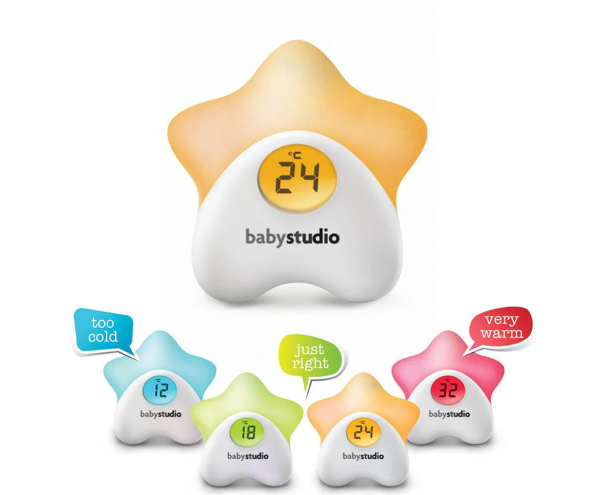 Sleep Easy RA502 Baby Digital Thermometer Room Temperature Night Light Nursery