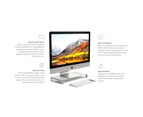 Satechi Slim Aluminium Monitor/Laptop Stand/Mount for Apple iMac/MacBook Silver