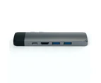 Satechi USB-C Pro Hub w/4K HDMI/USB-A/USB-C/SD/Micro SD/Ethernet Adapter Grey