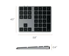 Satechi USB-C Rechargeable Keypad Bluetooth Wireless Extension f/ Keyboard Grey