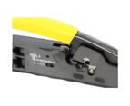 T3 Pro Crimping Plastic Crimper/Cutter/Stripper Tool for RJ-45/RJ-12 Cable Black