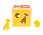 11pc Tooky Toy Wood Animal Shape Sorter Sensory Game Kids Educational Play 12m+