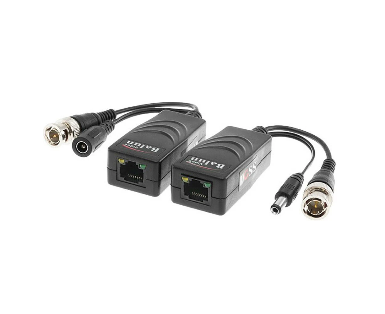 2pc VPB45HD 250m CCTV Cable RJ45 Jack Passive Video & Power Balun Cat5e Extender